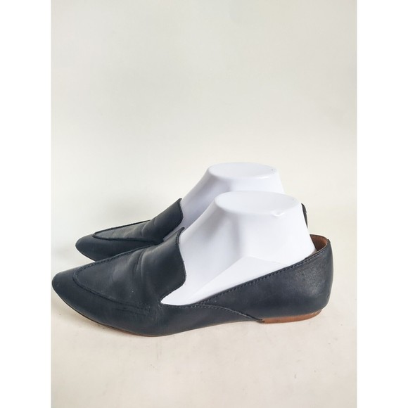 Madewell Frances Skimmer Leather Pointed Toe Slip On Loafers Shoes Black Sz 7.5 - Picture 5 of 11